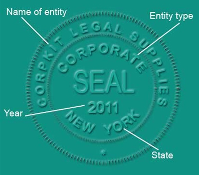 create a digital corporate seal
